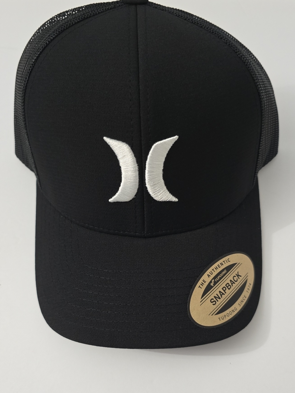 Hurley Black and Black Mesh Snapback Hat